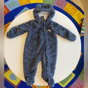 Baby Warm, Fuzzy Sleeper, NFL Chargers